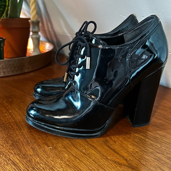 Patent Leather Booties - Picture 1 of 5